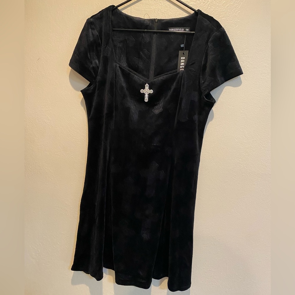 Cross My Heart Velour Dress